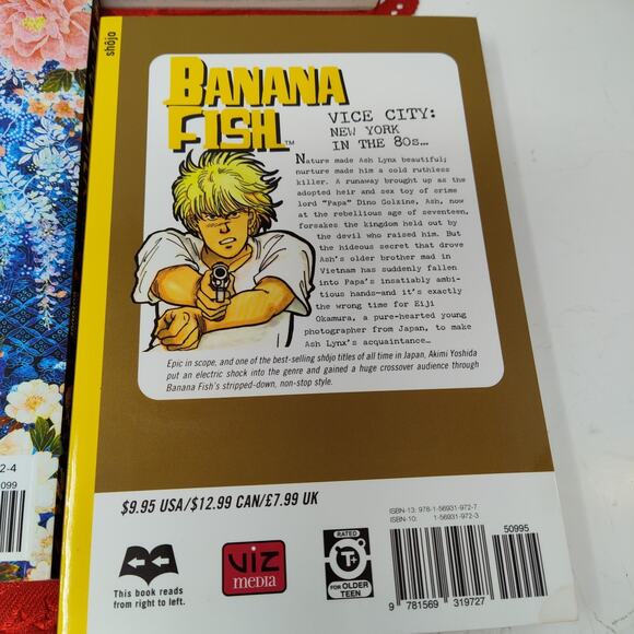 5X Mixed Manga lot Collection Viz Media Demon Slayer Given Claymore Banana Fish - Picture 11 of 13
